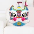 thumbnail image 4 of Throw Pillow Case Funda de Almohada Square Oriental Chinese New Year Pillow Funda de Cojín para Sofá Spring Festival Living room and home Decoration León Azul 42cm perfecl Fundas de almohada, 4 of 7