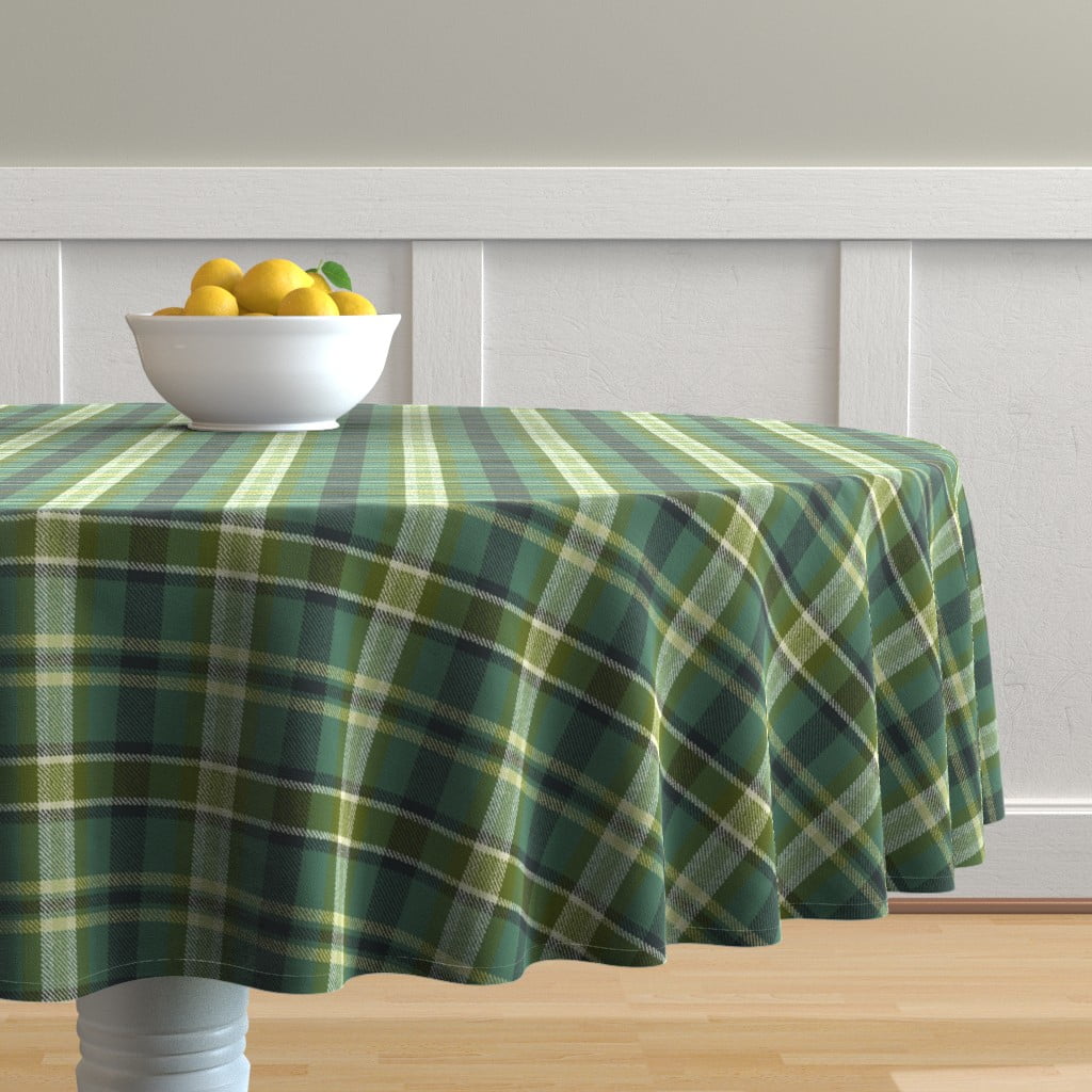 Tablecloth Tartan Plaid Buffalo Check Scottish Kitchen Modern Cotton Sateen Tablecloth Tartan Plaid Buffalo Check Scottish Kitchen Modern Cotton Sateen