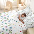 thumbnail image 4 of Erosebridal Colorful Kids Dinosaur 7-Piece Twin Bedding Sets,Ancient Animal Bedding Comforter Set For Boys Teens,Reversible, 4 of 7