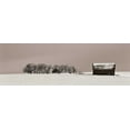 thumbnail image 2 of Cahill, Michael 24x11 Black Ornate Wood Framed with Double Matting Museum Art Print Titled - Winter Retreat, 2 of 4