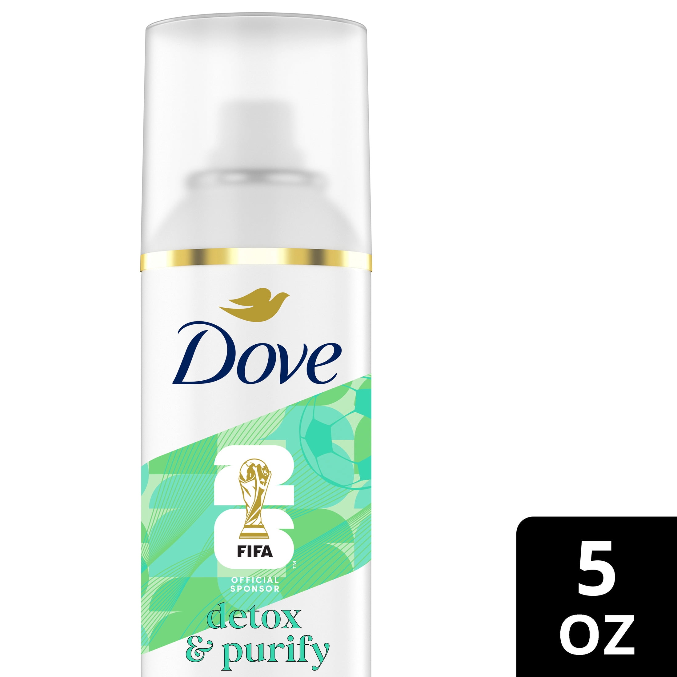 (3 pack) Dove Advanced Dry Shampoo Refresh & Revive Hair Without Water Detox & Purify Instantly Absorb Oil & Life Impurities, 5 oz