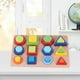 thumbnail image 5 of Tablero de rompecabezas loques a con forma geométrica de para , clasificación Montessori, juguete sensorial educativo Sunnimix tablero de partido de forma, 5 of 8