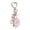 Pink, variant on Handmade Rainbow Keychain with Wing Heart Charm Colorful Beaded Jewelry Women, Men (Birthday, Christmas)