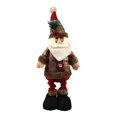thumbnail image 1 of Muñeca navideña decorativa, figurita navideña, coleccionable, de piernas largas Papá Noel, 1 of 9