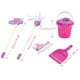 thumbnail image 3 of Juego de juguetes de limpieza para niños, juego de simulación, herramientas de limpieza del hogar, escoba, fregona, cepillo, cubo, regalos de aprendizaje, 3 of 9