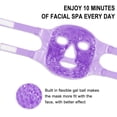 thumbnail image 3 of FcBaudy Bloc Réfrigérant Visage Froid Yeux et Masques Réduire Houppette Cernes Réutilisables Gel Froid Chaud Masque Visage Yeux Convient aux Femmes SPA Facial Masque Visage Glacé pour Dormir60ml Masques et patch pour les Yeux, 3 of 4