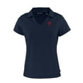 thumbnail image 2 of Women's Cutter & Buck  Navy Philadelphia Phillies Daybreak Eco Recycled V-Neck Polo, 2 of 3