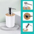 thumbnail image 4 of Bathroom Accessories Set Soap Dispenser Bottle Dish Suit White, 4 of 5