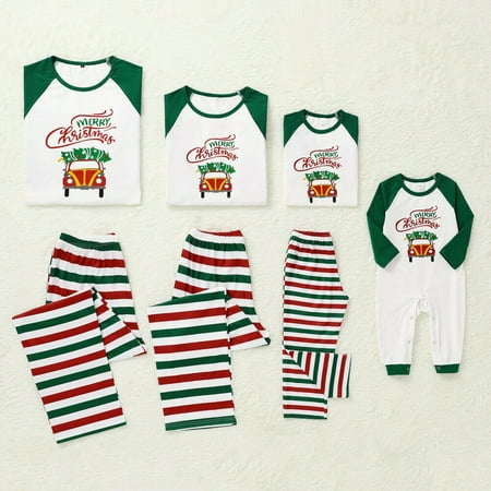 

BELLZELY Family Christmas Pajamas Clearance Only up Parent-child Warm Christmas Set Printed Home Wear Pajamas One-piece Child Set