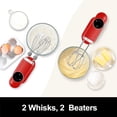 thumbnail image 3 of Kitchen in the box Cordless Rechargeable Hand Mixer for Kitchen, Portable Handheld Electric Mixer with Beaters, Whisks, 6-Speed Digital Display, Char, 3 of 6
