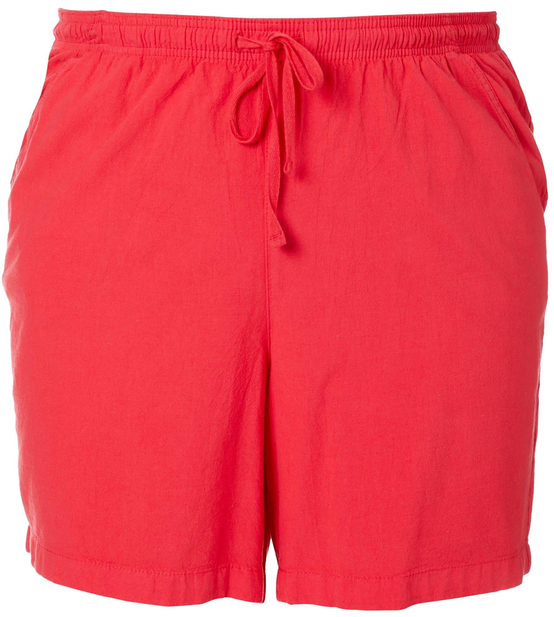 Erika Plus Lucy Solid Pull On Shorts