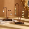 thumbnail image 5 of Storage Rack for Earring Necklace Display, Single Row Jewelry Organizer Stand for Home Dresser for Daily Accessory Storage 3x4Inch, 5 of 8