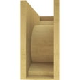 thumbnail image 4 of 10"W x 30"D x 20"H Classic Emerson Rough Cedar Woodgrain TimberThane Corbel, Primed Tan, 4 of 6