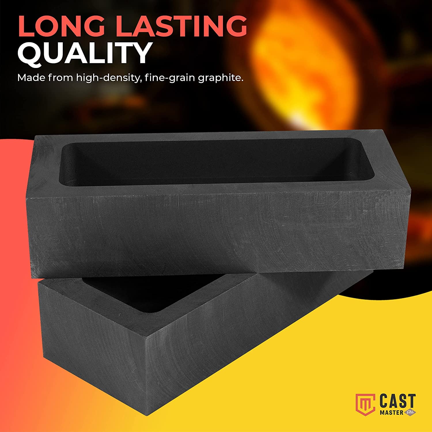 10 oz Troy Ounce Cavity Rectangle Gold Graphite Ingot Mold for Melting  Casting Refining Scrap Jewelry（並行輸入品） 通販