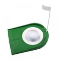thumbnail image 5 of Golf Putting Cup Green Golf Ball Putting Mat Golf Training Aid with Hole Flag for Indoor Outdoor Golf Practice, 5 of 6