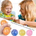 thumbnail image 2 of 1pcs Squeeze Ball Toy, Stress Balls Sensory Fidget Toy pour enfants Adultes Balle antiestrés, très approprié pour les adultes et les enfants, pour tuer le temps Orange Adepaton HS-0410, 2 of 5