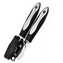 Can Opener Manual, Handheld Strong Heavy Duty Stainless Steel Can Opener, Comfortable Handle, Sharp Blade Smooth Edge, Can Openers with Multifunctional Bottle Opener