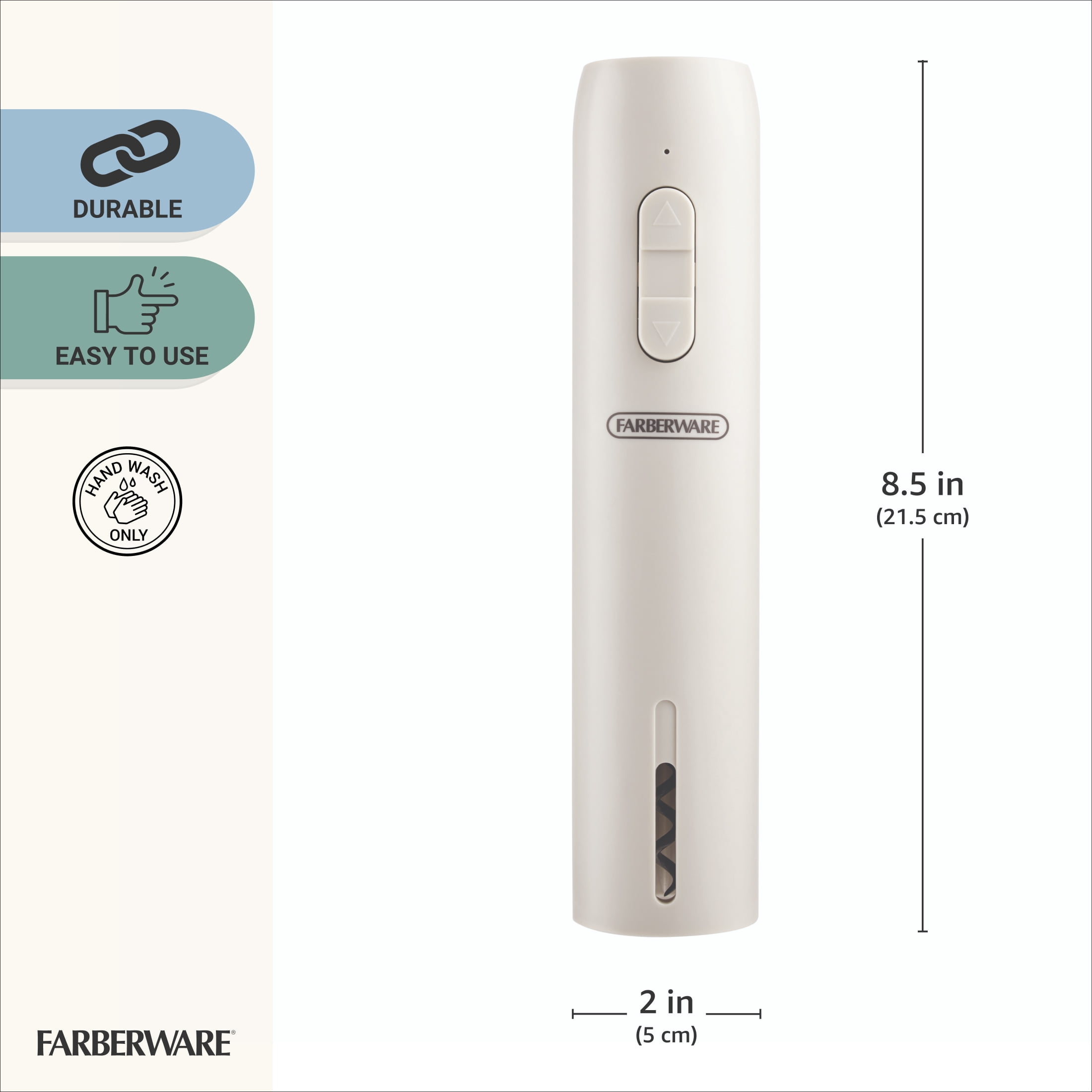 Farberware USB Corkscrew Oyster Grey
