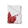 thumbnail image 2 of Love Soft Flannel Fleece Throw Blanket, Tree in the Shape of Heart Holiday Romance Garden Vintage Style Design, Cozy Plush for Indoor and Outdoor Use, 50" x 70", Ruby Pink Purple, by Ambesonne, 2 of 5