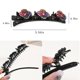 thumbnail image 2 of Sparkling Crystal Stone Braided Hair Clips For Women, Braided Hair Clip With 3 Small Clips, Braided Hair Clips For Girls, Multi Clip Hair Barrette Wit, 2 of 5