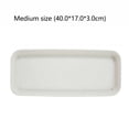 thumbnail image 1 of Bgsha Indoor Outdoor Flower Pot Plant Saucer Drip Trays Resin Rectangle Plate, 1 of 7