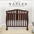 Dream On Me Naples 4in1 Convertible Mini Crib, Espresso
