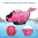 thumbnail image 3 of Dogcheer Chaleco Salvavidas Para Perros Lindo Chaleco Salvavidas Para Perros De Sirena Para Nadar, Navegar Con Flotabilidad Superior Y Mango De Rescate, Chaleco De Natación Ajustable Para Cachorros, C, 3 of 5