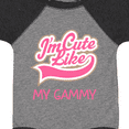 thumbnail image 4 of Inktastic Cute Like My Gammy Girls Baby Bodysuit, 4 of 5