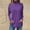 Purple, variant on Graphic Tees for Women Casual Long Sleeve T Shirt Top for Autumn and Winter High Collar Solid Color Everyday Wear Stylish Women’s Top Purple XL