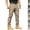 24# Khaki, variant on Mens Work Pants Cargo Tactical Stretch Casual Waterproof Outdoor Travel Hiking Pant with Multi Pockets(No Belt) Khaki L
