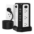 thumbnail image 1 of Protector contra sobretensiones Power Strip Tower PASSUS con USB-C PD18W, 1 of 6