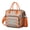 Orange-36, variant on Zen Ethnic Patterned Lunch Box – Waterproof Reusable Tote for Work Picnic or Mindfulness Lunch Moments