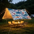 thumbnail image 6 of Portable Outdoor Camping Sun Shade Tent, Windproof Multifunctional Waterproof Camping Tarpaulin, Lightweight Shelter for Field Camping Beach Picnic Outdoor Leisure Rest Use, D, 6 of 6