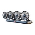 thumbnail image 1 of Ventilador de la consola de automóvil de 4 cabezas de 5 V USB 360  degree Rotación Ventilador del vehículo Ventilador 3 Velocidad Ajustable Plegable para, 1 of 9