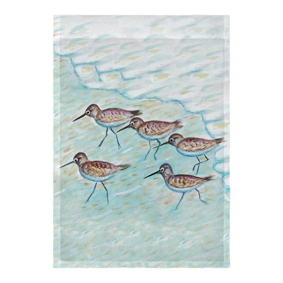 Betsy Drake FL269 Sandpipers Flag - 12.5 x 18 in.