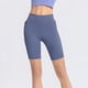 thumbnail image 2 of Gibobby Shorts Gym Mujer Pantalones de Yoga ajustados de cintura alta para mujer, pantalones de para levantamiento de glúteos, secado rápido, para correr, Fitness, Color sólid(Azul marino, M), 2 of 4