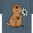 thumbnail image 3 of Quokka Flower  - Toddler And Youth Short Sleeve Graphic T-Shirt, 3 of 6