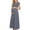 Dark Gray, variant on Iyufng Maternity Maxi Dresses Women's Solid Color Stretch Fitted Short Sleeve Summer Dress Maternity Wear