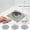 Grey, variant on Mainstays Universal Drain Strainer 2-Pack Stainless Steel Shower & Sink Strainers with Rubber Gaskets