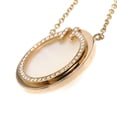 thumbnail image 3 of Pre-Owned TIFFANY & Co. Tiffany K18PG Pink Gold T Circle Necklace 64026801 with... (Good), 3 of 6