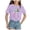 Light Purple, variant on Xudanell Toddler Short Sleeve Shirts Cute Color T Shirt Top for Toddler Girls Casual Basic Wear Pink 7-8 Years