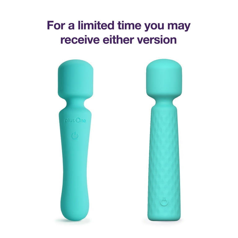 plusOne Vibrating Soft Touch Wand, 10 Vibration Settings, Waterproof