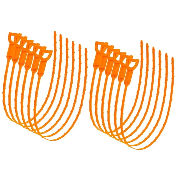 12 paquetes de herramientas de limpieza de drenaje Dobrydom Home Clean eliminador de bloqueo de drenaje de cabello 20 pulgadas