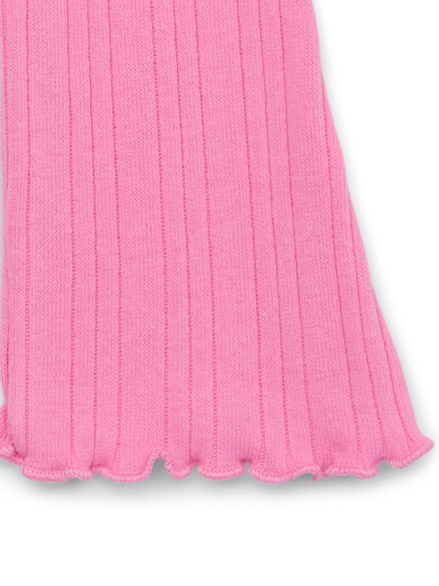 Garanimals Baby Girl Hacci Rib Flare Leggings, Sizes 0-24 Months