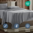 thumbnail image 2 of Nestl Twin Sheet Sets, 1800 Series Deep Pocket 3 Piece, Soft Microfiber Kids Bedding Set, GREY sheets, 2 of 8