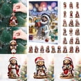 thumbnail image 2 of 2D Acrylic Ornament Set Christmas Countdown Ornament Calendar Double Printed Ornament Set Calendar Christmas Kids' Favorite Ornament Toy Set Christmas Tree Ornament Set Visual Timer for Classroom Sand, 2 of 4