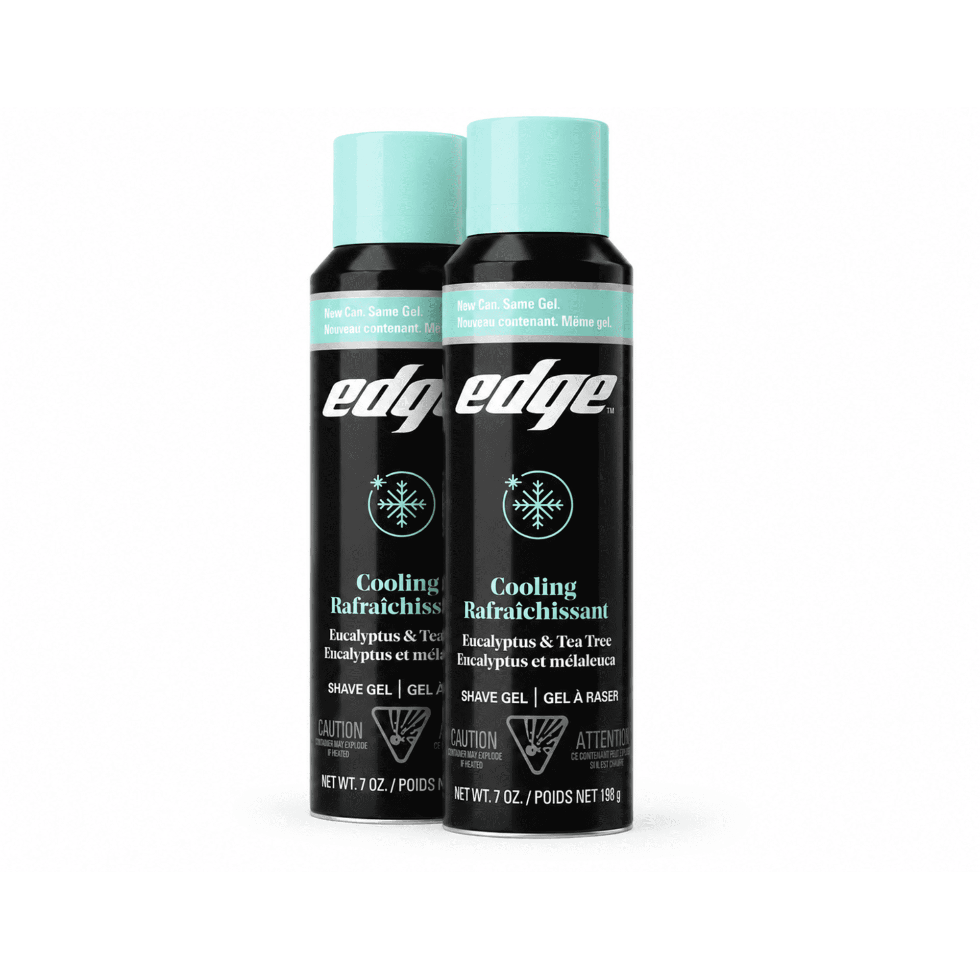 Edge Shave Gel, Cooling Eucalyptus & Tea Tree, 7 oz 2 Pack