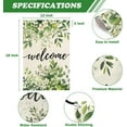 thumbnail image 2 of Welcome Spring Summer Garden Flag Spring Eucalyptus Leaf Garden Flags for Outside 12x18 Double Sided Colorful Floral Yard Flag Farmhouse for Outside Decorations Flags, 2 of 6