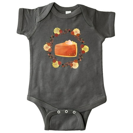 

Inktastic Pumpkin Pie and Floral Wreath Gift Baby Boy or Baby Girl Bodysuit