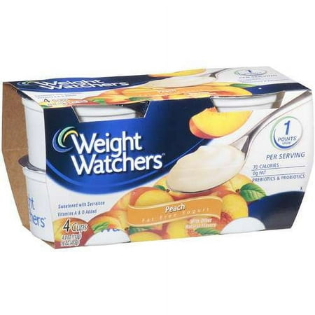 Weight Watchers: Peach Yogurt, 16 oz